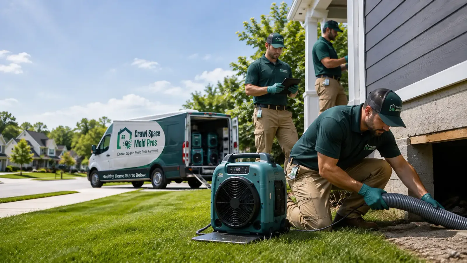 Crawl Space Mold Removal in Deerfield, VA